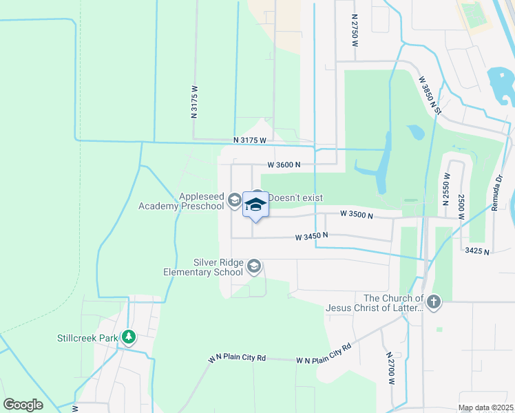 map of restaurants, bars, coffee shops, grocery stores, and more near 3524 North 3000 West in Ogden