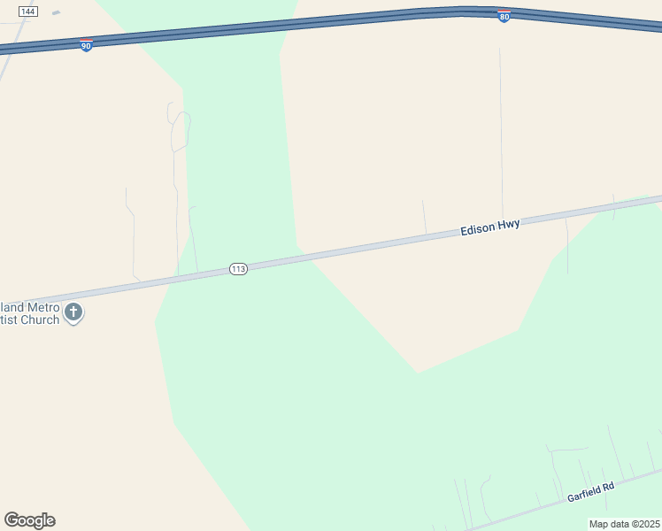 map of restaurants, bars, coffee shops, grocery stores, and more near 13018 Ohio 113 in Wakeman