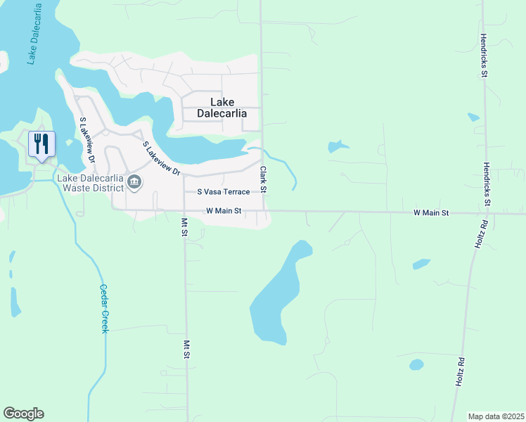 map of restaurants, bars, coffee shops, grocery stores, and more near 4801 West Main Street in Lowell