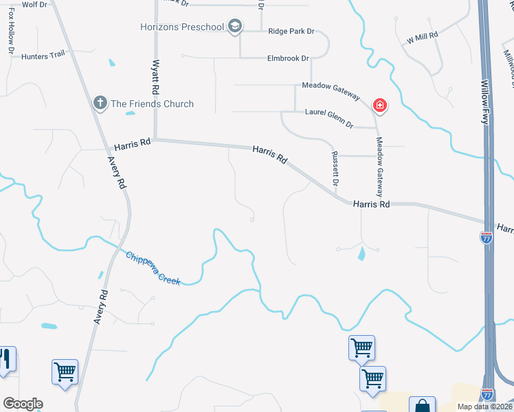 map of restaurants, bars, coffee shops, grocery stores, and more near 8757 Breckenridge Oval in Broadview Heights