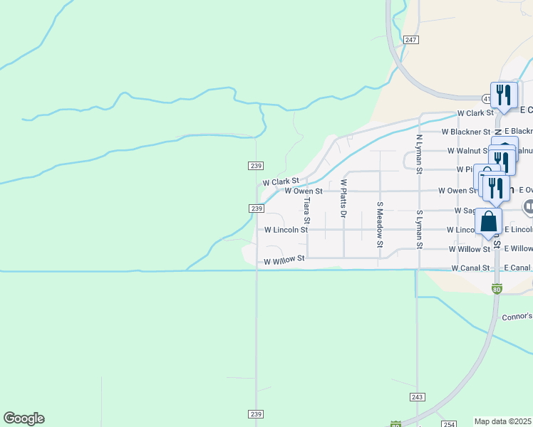 map of restaurants, bars, coffee shops, grocery stores, and more near 621 Davis Ct in Lyman