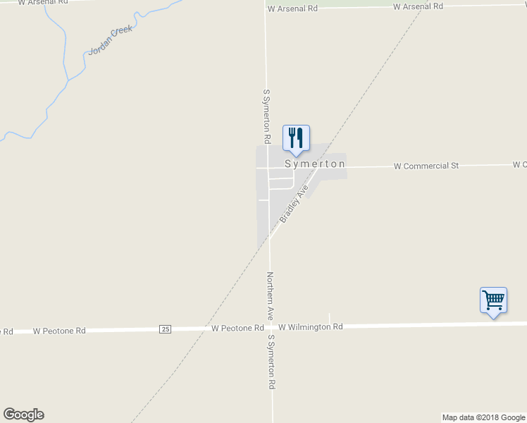 map of restaurants, bars, coffee shops, grocery stores, and more near 30800 South Symerton Road in Wilmington