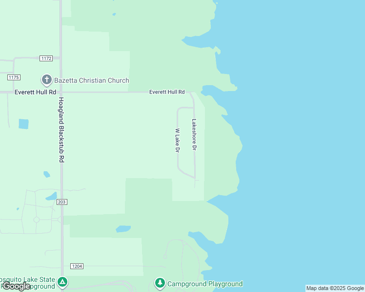 map of restaurants, bars, coffee shops, grocery stores, and more near 3974 West Lake Drive in Cortland
