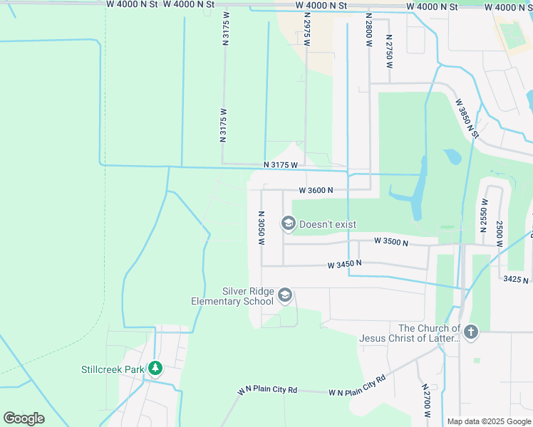 map of restaurants, bars, coffee shops, grocery stores, and more near 3558 North 3050 West in Ogden