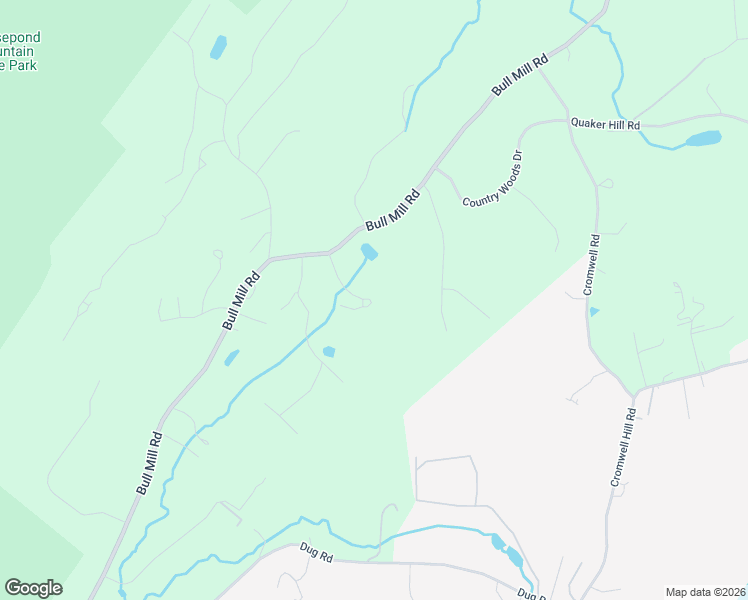 map of restaurants, bars, coffee shops, grocery stores, and more near 408 Bull Mill Road in Chester