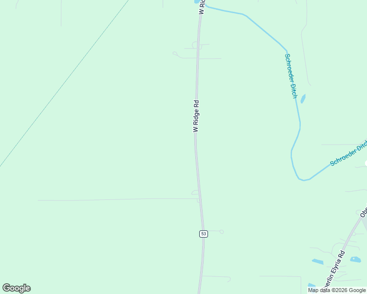 map of restaurants, bars, coffee shops, grocery stores, and more near 11124 W Ridge Rd in Elyria