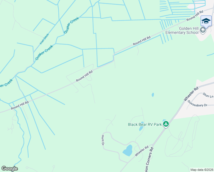map of restaurants, bars, coffee shops, grocery stores, and more near 334 Round Hill Road in Florida
