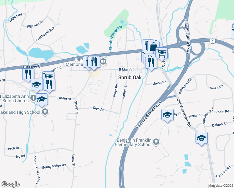 3572 Frost Road, Shrub Oak NY Walk Score