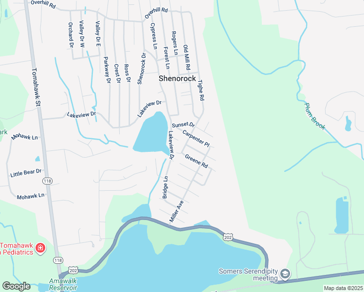 map of restaurants, bars, coffee shops, grocery stores, and more near 65 Lakeview Drive in Yorktown Heights