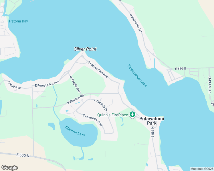 map of restaurants, bars, coffee shops, grocery stores, and more near 4081 E Forest Glen Ave in Leesburg