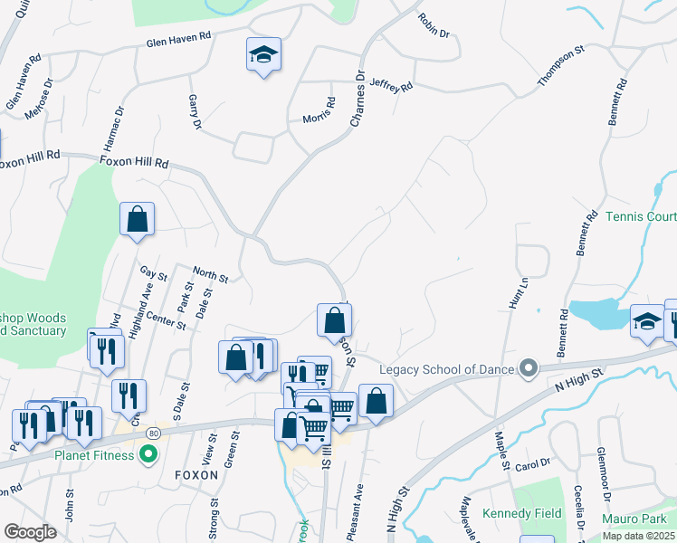 East Haven Connecticut Map 163 Thompson Street, East Haven Ct - Walk Score