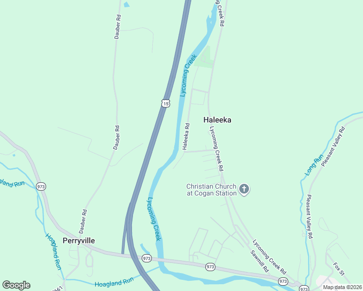 map of restaurants, bars, coffee shops, grocery stores, and more near 467 Haleeka Road in Cogan Station