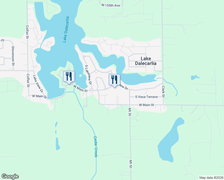 map of restaurants, bars, coffee shops, grocery stores, and more near 5512 Beacon Ridge in Lowell