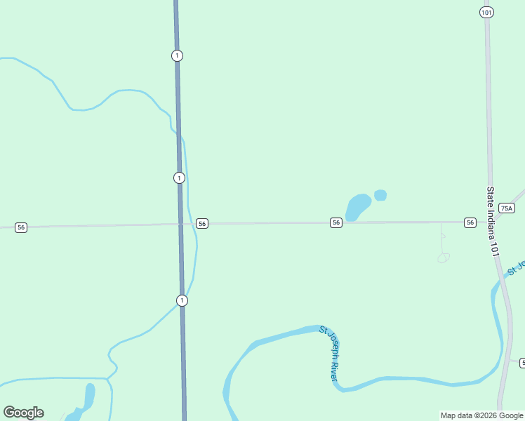 map of restaurants, bars, coffee shops, grocery stores, and more near 6509 County Road 56 in Saint Joe