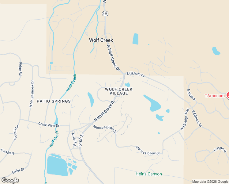 map of restaurants, bars, coffee shops, grocery stores, and more near 3815 North Wolf Creek Drive in Eden