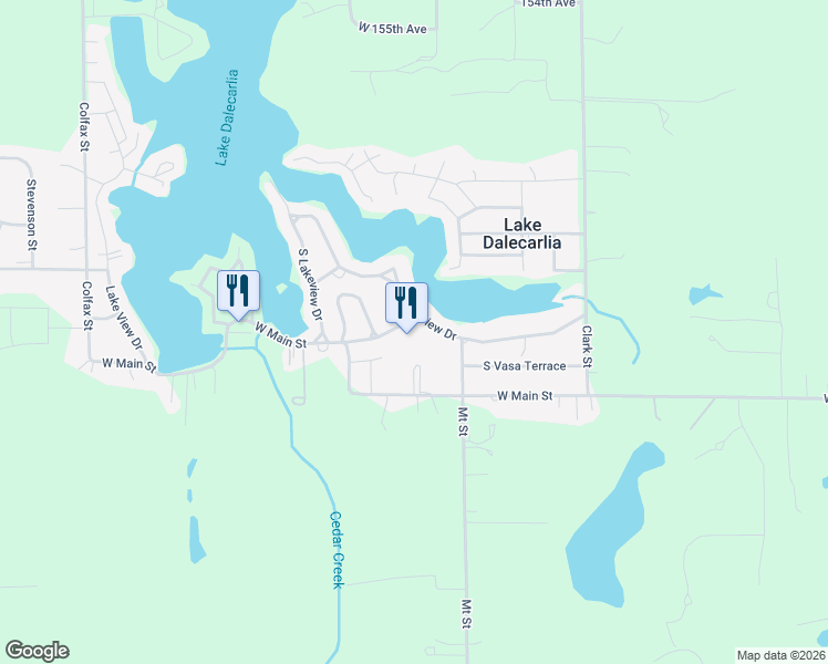 map of restaurants, bars, coffee shops, grocery stores, and more near 5512 Beacon Ridge in Lowell