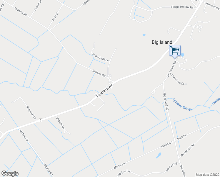map of restaurants, bars, coffee shops, grocery stores, and more near 776 Pulaski Highway in Goshen