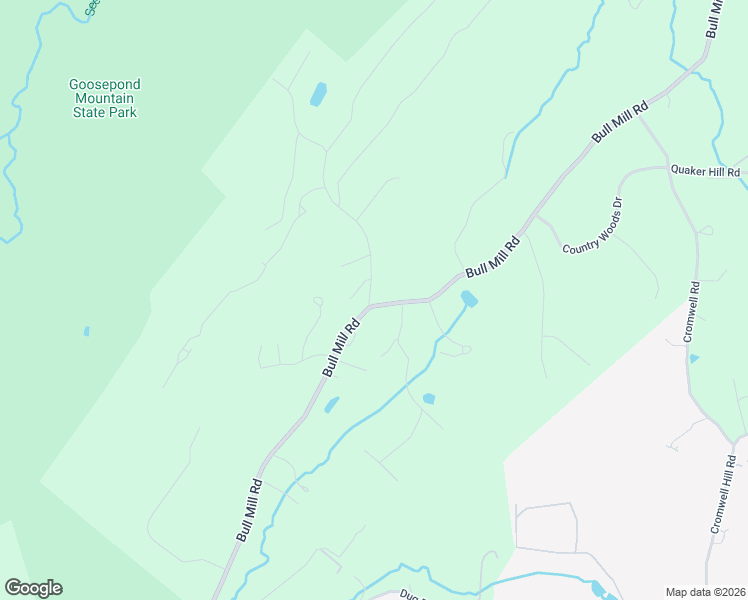 map of restaurants, bars, coffee shops, grocery stores, and more near 391 Bull Mill Road in Chester