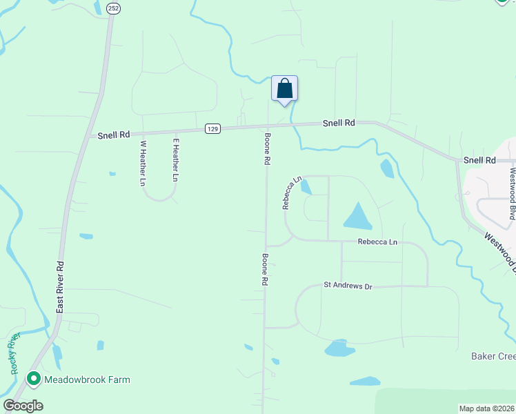map of restaurants, bars, coffee shops, grocery stores, and more near 12234 North Boone Road in Columbia Station
