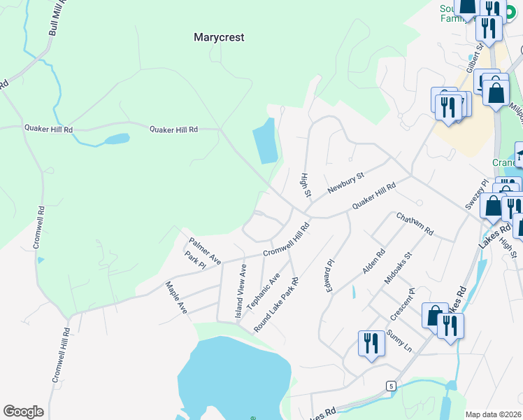 map of restaurants, bars, coffee shops, grocery stores, and more near 403 Arlin Road in Monroe