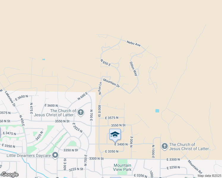map of restaurants, bars, coffee shops, grocery stores, and more near 3983 North Jackson Avenue in North Ogden
