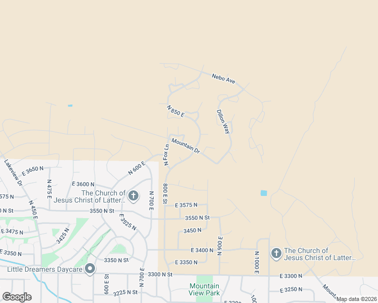 map of restaurants, bars, coffee shops, grocery stores, and more near 846 East Mountain Road in North Ogden