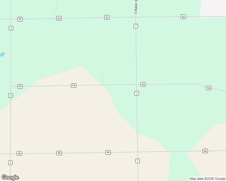 map of restaurants, bars, coffee shops, grocery stores, and more near 640-798 County Road 54 in Garrett