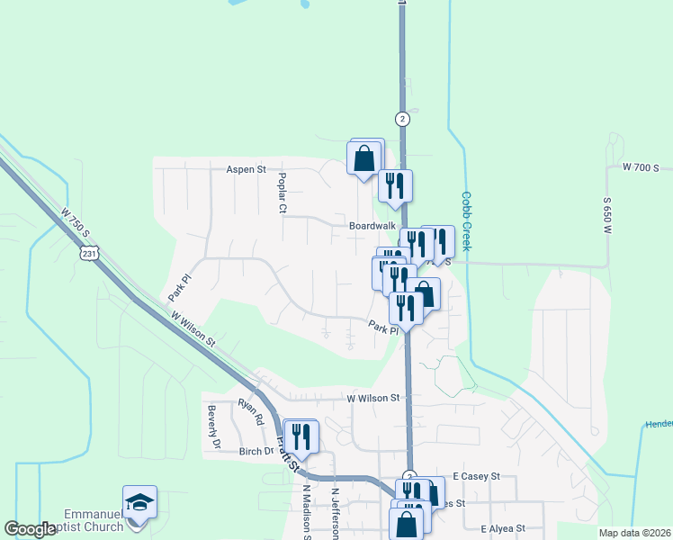 map of restaurants, bars, coffee shops, grocery stores, and more near 75 Mediterranean Avenue in Hebron