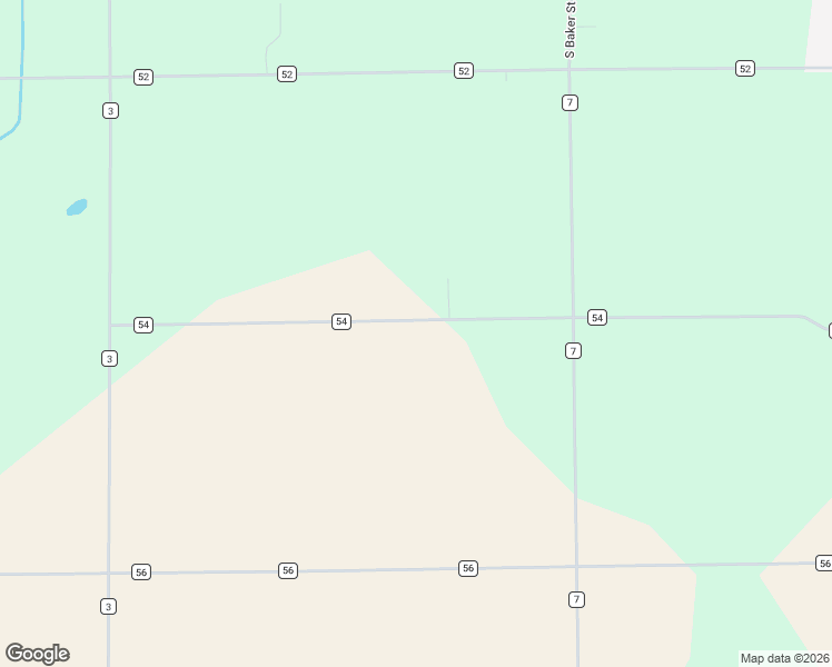 map of restaurants, bars, coffee shops, grocery stores, and more near 640 County Road 54 in Garrett