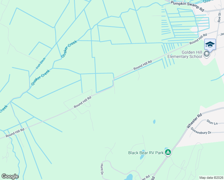 map of restaurants, bars, coffee shops, grocery stores, and more near 334 Round Hill Road in Florida