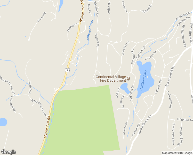 map of restaurants, bars, coffee shops, grocery stores, and more near 18 Howland Road in Philipstown