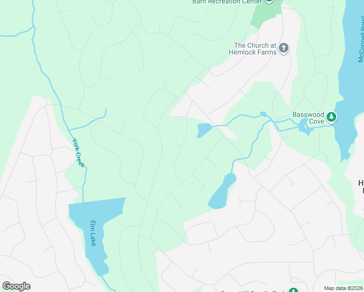 map of restaurants, bars, coffee shops, grocery stores, and more near Granite Drive in Pike County