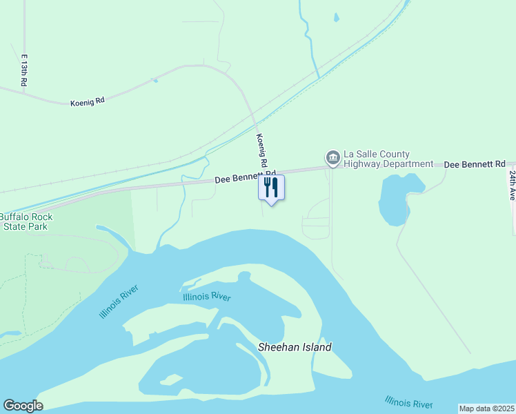 map of restaurants, bars, coffee shops, grocery stores, and more near 1362-1376 Dee Bennett Road in Ottawa