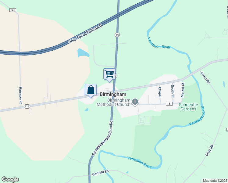 map of restaurants, bars, coffee shops, grocery stores, and more near in Birmingham