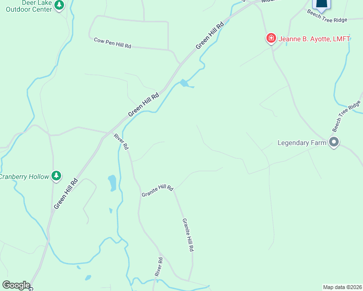 map of restaurants, bars, coffee shops, grocery stores, and more near 24 Riverview Road in Killingworth