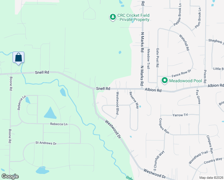 map of restaurants, bars, coffee shops, grocery stores, and more near 23240 Snell Road in Columbia Station