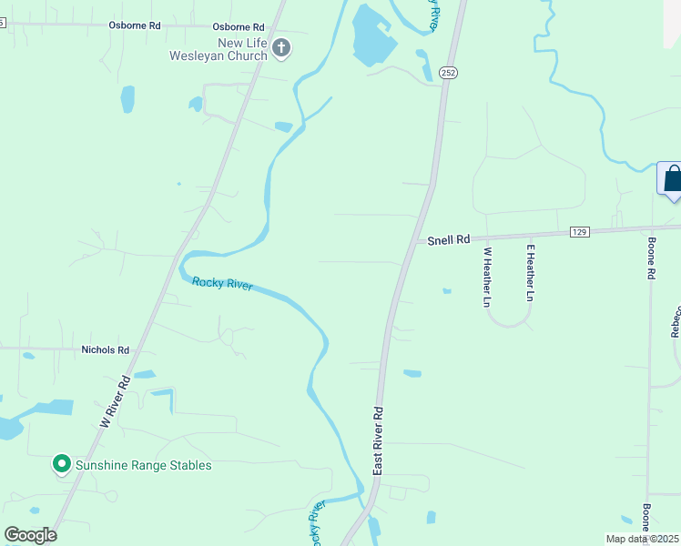 map of restaurants, bars, coffee shops, grocery stores, and more near 25005 Copopa Trail in Columbia Station