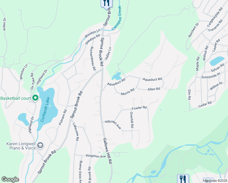 map of restaurants, bars, coffee shops, grocery stores, and more near 1 Morris Road in Philipstown
