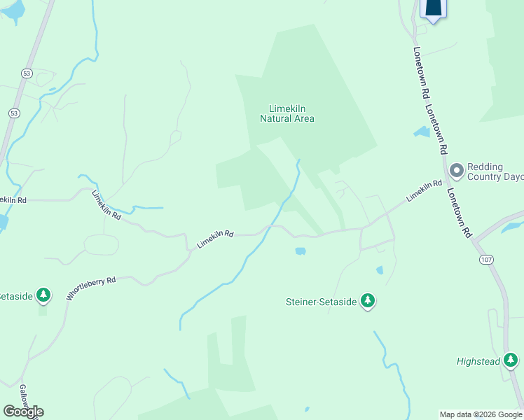 map of restaurants, bars, coffee shops, grocery stores, and more near 99 Limekiln Road in Redding