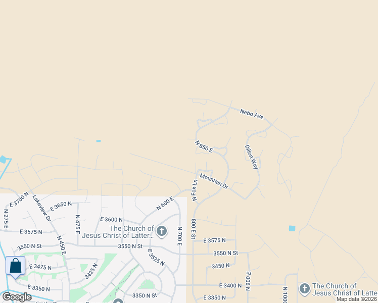 map of restaurants, bars, coffee shops, grocery stores, and more near 4049 Jackson Avenue in North Ogden