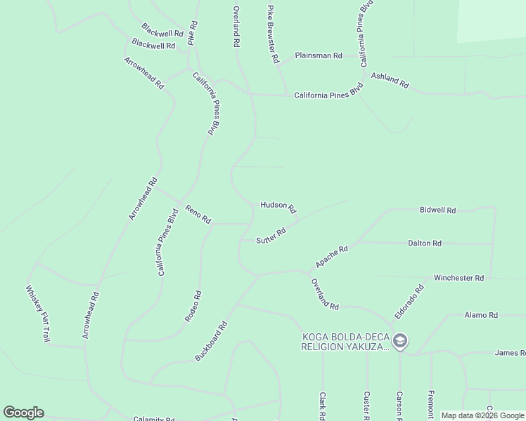 map of restaurants, bars, coffee shops, grocery stores, and more near 20 Hudson Road in Alturas