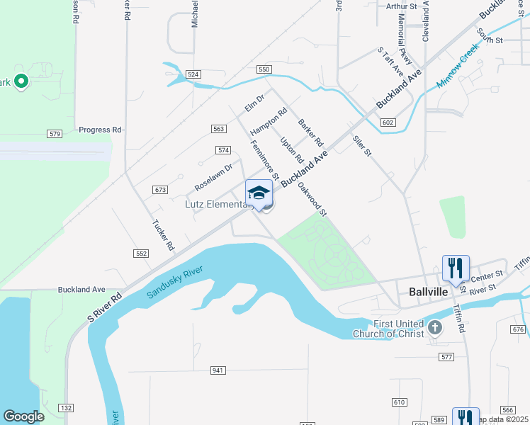 map of restaurants, bars, coffee shops, grocery stores, and more near 1929 Buckland Avenue in Fremont