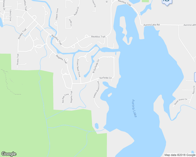map of restaurants, bars, coffee shops, grocery stores, and more near 1256 Surfside Circle in Reminderville