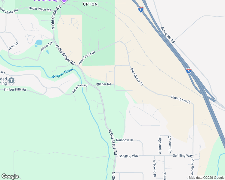map of restaurants, bars, coffee shops, grocery stores, and more near 618 Wisner Road in Mount Shasta