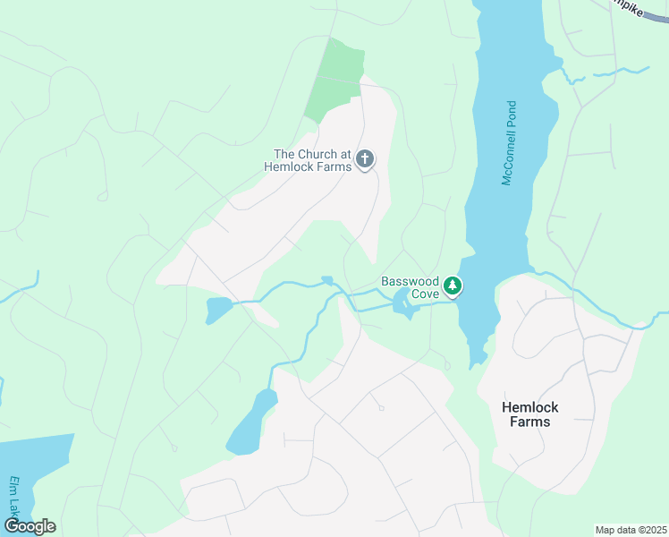 map of restaurants, bars, coffee shops, grocery stores, and more near 108 Willow Drive in Hawley