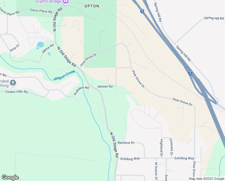 map of restaurants, bars, coffee shops, grocery stores, and more near 618 Wisner Road in Mount Shasta