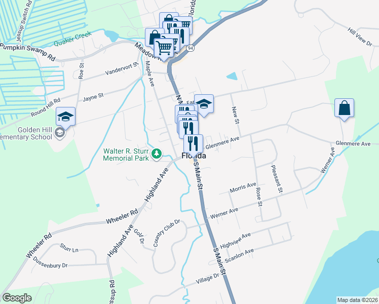 map of restaurants, bars, coffee shops, grocery stores, and more near in Florida