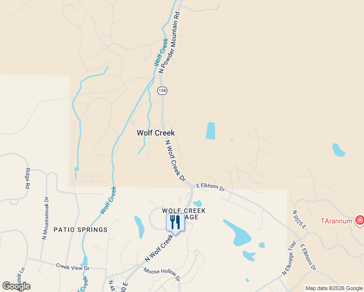 map of restaurants, bars, coffee shops, grocery stores, and more near 4088 North Wolf Ridge Circle in Eden