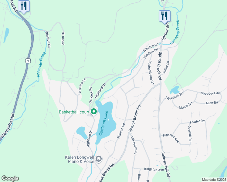 map of restaurants, bars, coffee shops, grocery stores, and more near 77 Steuben Road in Philipstown
