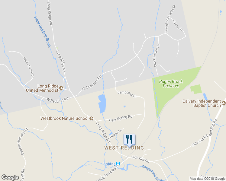 map of restaurants, bars, coffee shops, grocery stores, and more near 4 Lamppost Drive in Redding